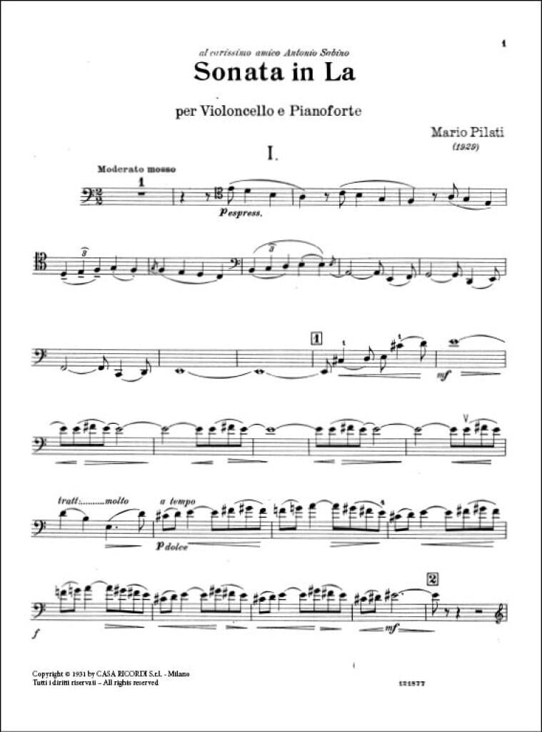 Sonata in La